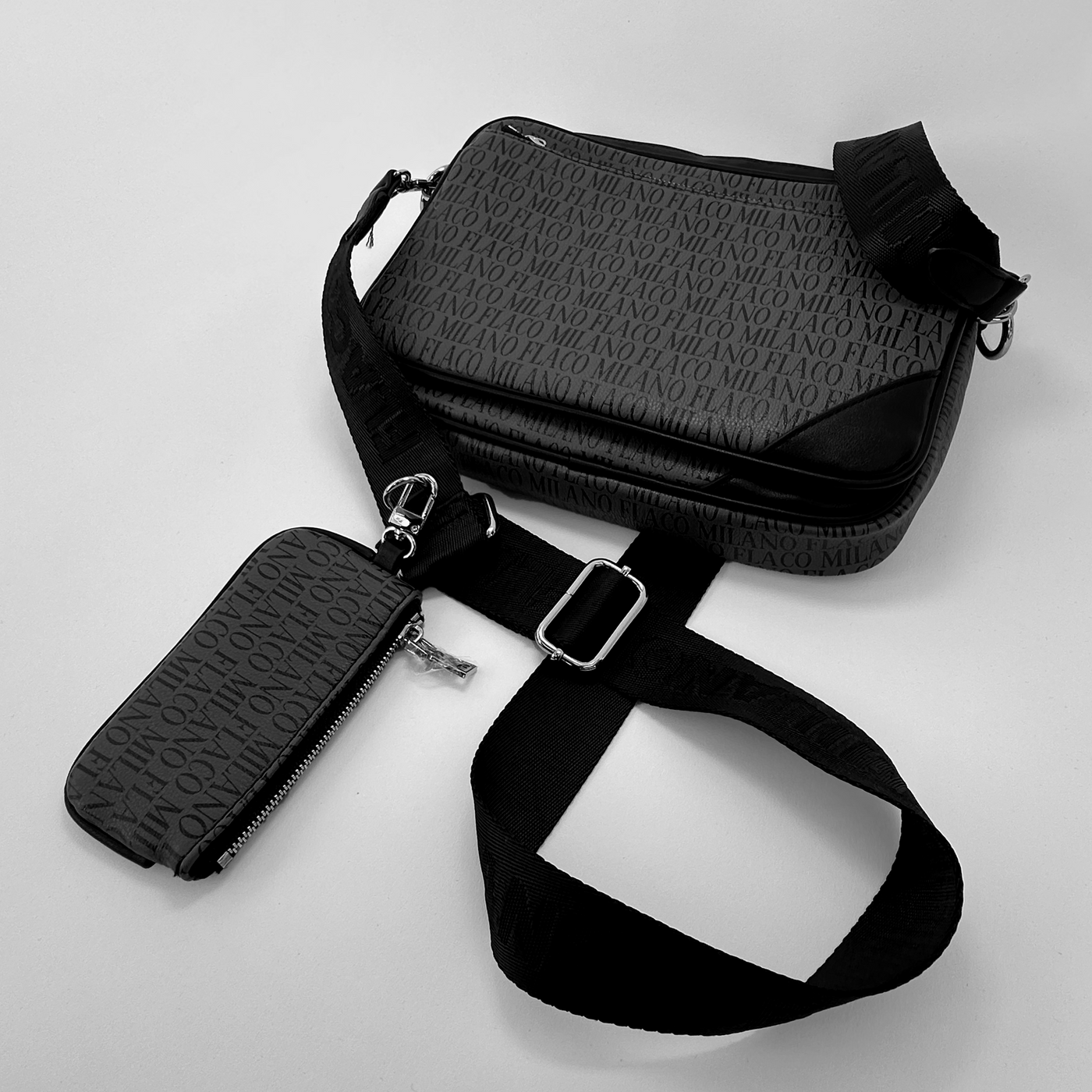 FLACO Grey Messenger Bag - FLACO