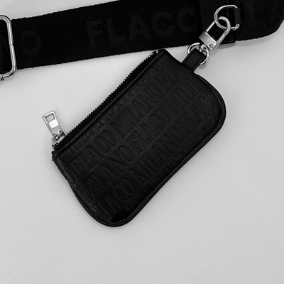 FLACO Triple Black Messenger Bag - FLACO