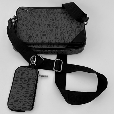 FLACO Grey Messenger Bag - FLACO
