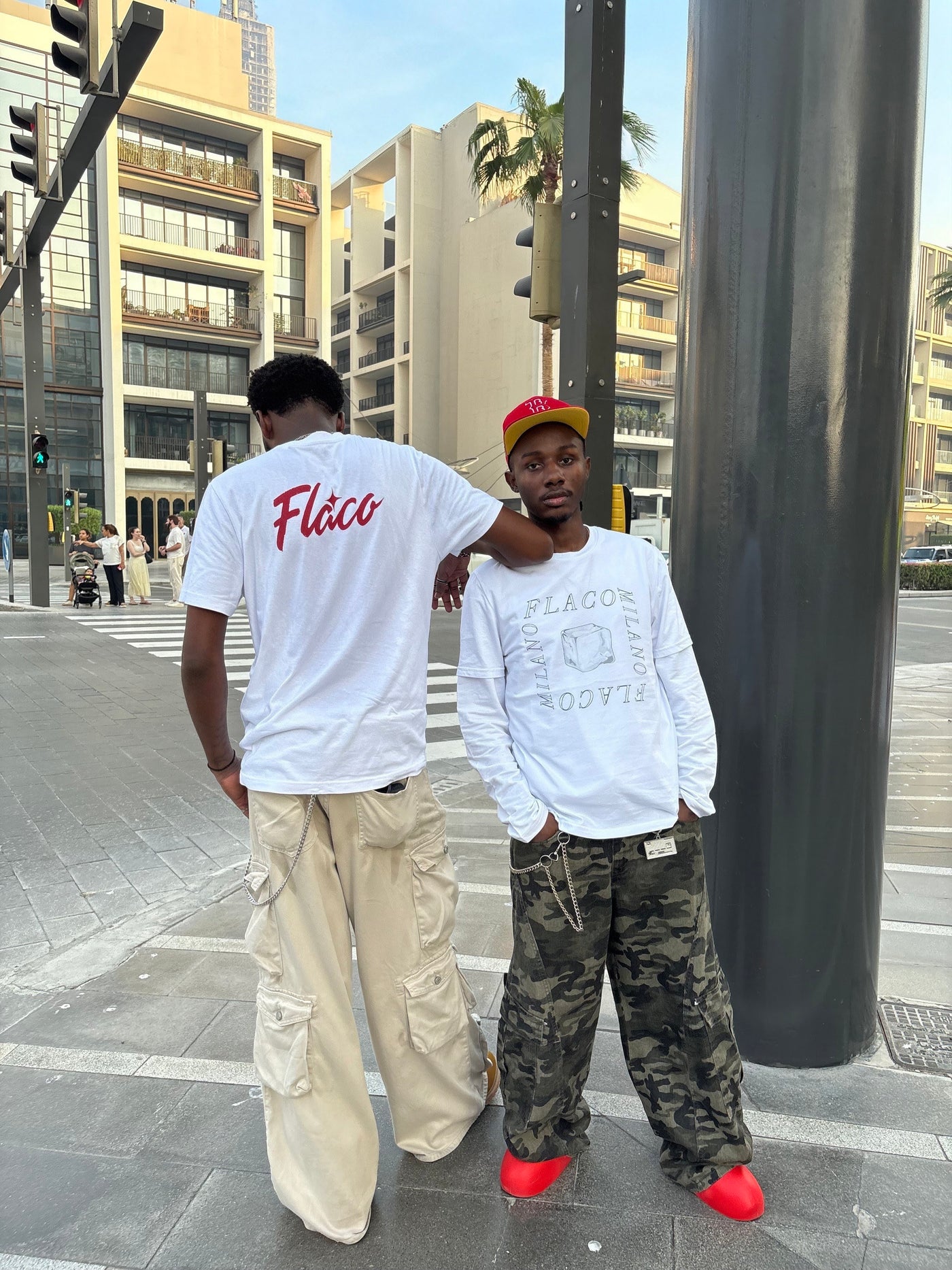 Flaco Milano' Luxury Streetwear T-Shirt – World Tour '25 design