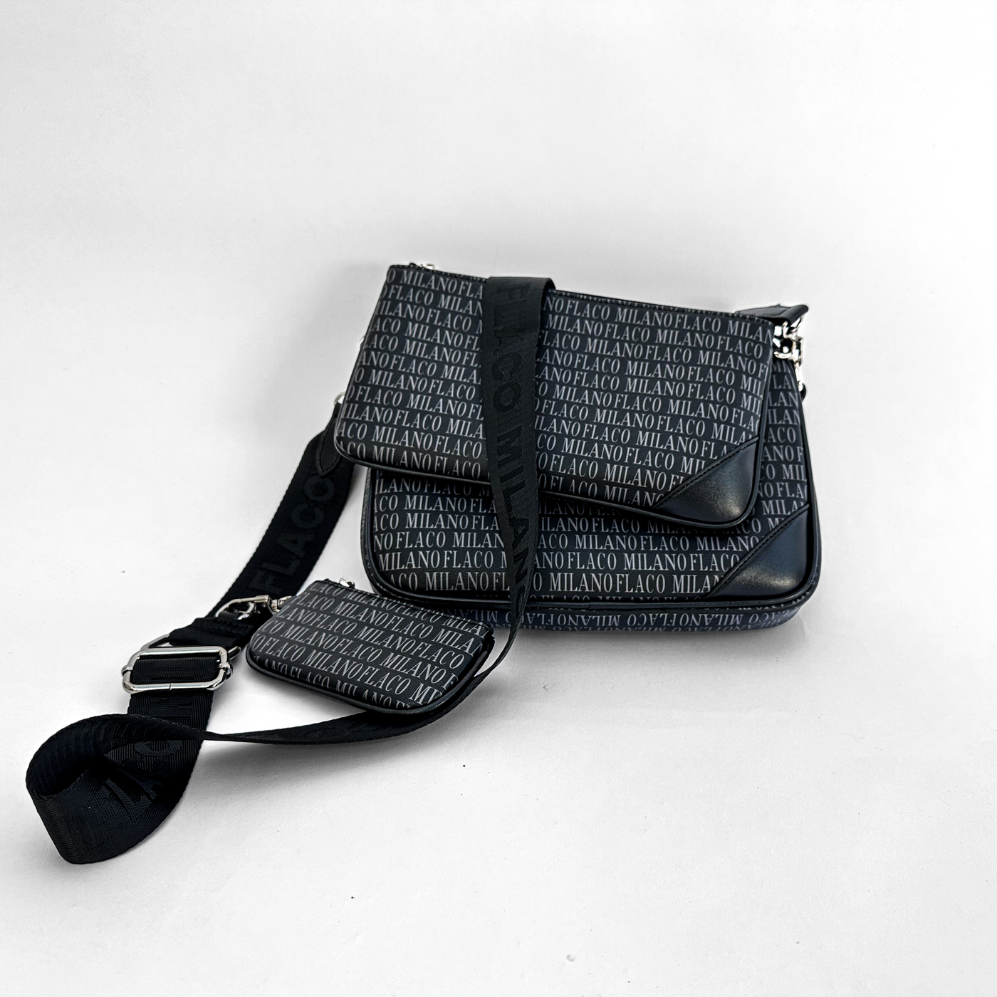 FLACO NERO MESSENGER BAG - FLACO